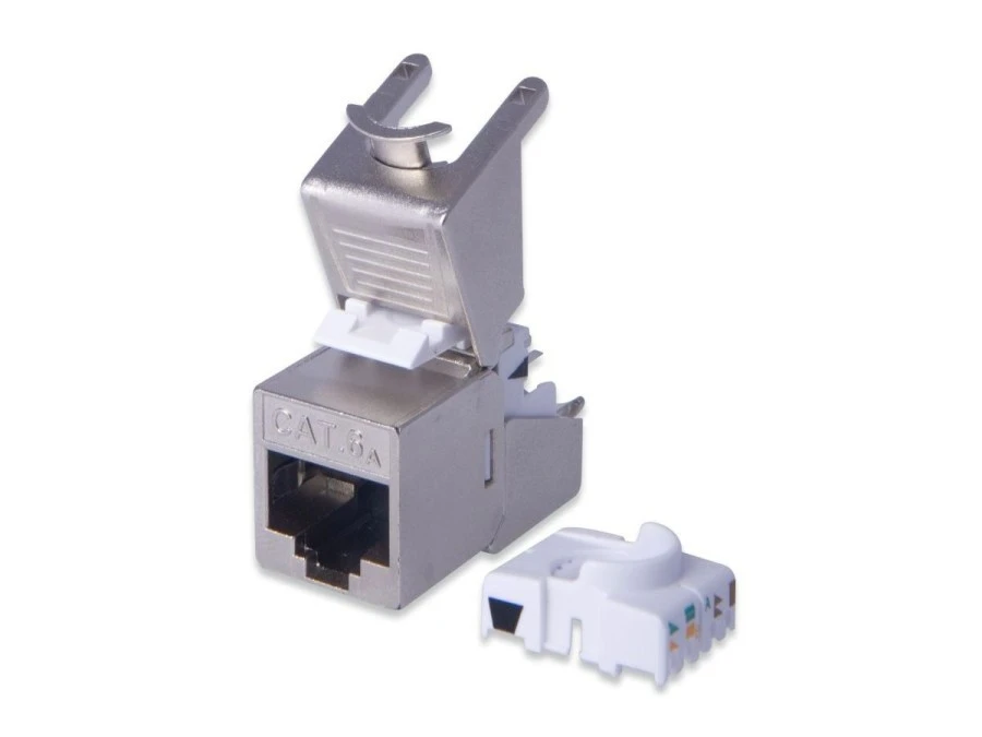 Moduł Keystone RJ45 (8p8c) kat.6A STP beznarzędziowy DN‑93617 - obrazek 1