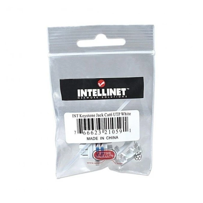 Moduł Keystone RJ45 UTP Cat6 Biały 210591 - obrazek 2