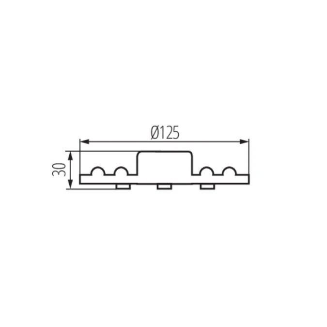Moduł LED MODv2 12W‑WW 1200lm 3000K barwa ciepła 230V 29300 - obrazek 3