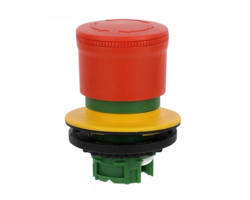 Miniaturowy przycisk bezpieczeństwa 30mm do otworu 30mm odblokowanie przez przekręcenie M30‑PVT30 - obrazek 1