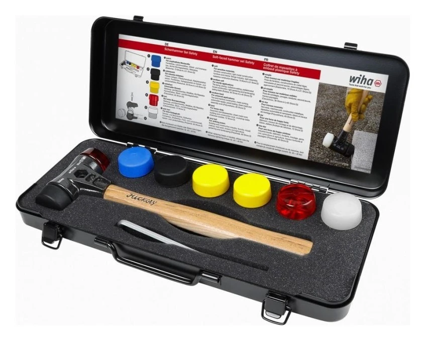 Młotek z miękkim obuchem Zestaw Safety 44008 /8szt./ - obrazek 1