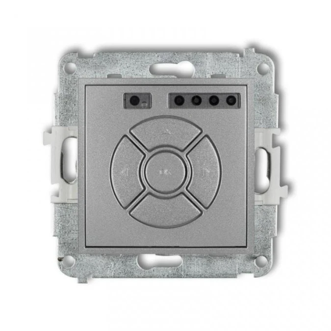 MINI Elektroniczney sterownik roletowy (sterowanie lokalne i pilotem) srebrny metalik 7MSR‑2