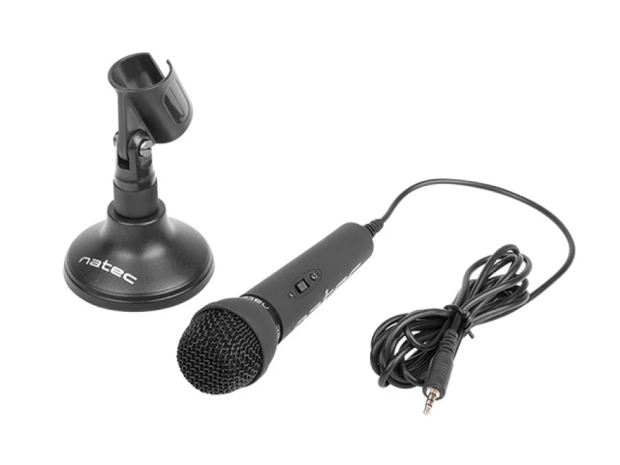 Mikrofon NATEC ADDER BLACK NMI‑0776 - obrazek 1