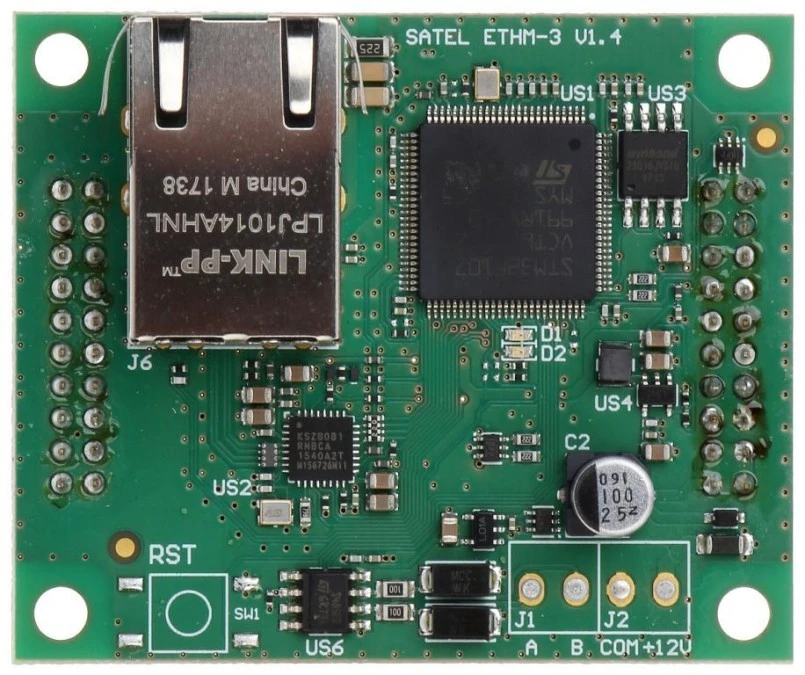 MODUŁ KOMUNIKACYJNY ETHERNET GSM‑X‑ETH DO MODUŁU GSM‑X SATEL - obrazek 2