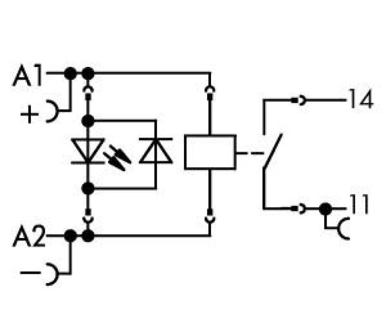 Moduł przekaźnikowy 24V DC 16 A RT33 788‑356 /1szt./ - obrazek 2