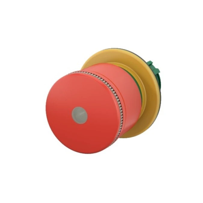 Miniaturowy przycisk bezpieczeństwa 30mm do otworu 30mm pierścień podświetlany odblokowanie przez pociągnięcie M30‑PVL30 - obrazek 3