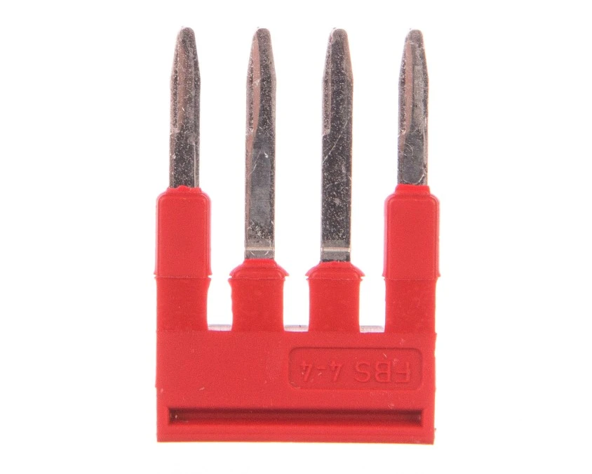 Mostek wtykany 4‑biegunowy czerwony FBS 4‑4 3030132 /50szt./ - obrazek 1