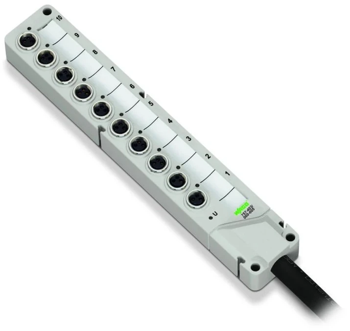 Moduł przyłączeniowy 4‑torowy / 3‑biegunowy z przewodem 5m 757‑443/000‑005 - obrazek 1