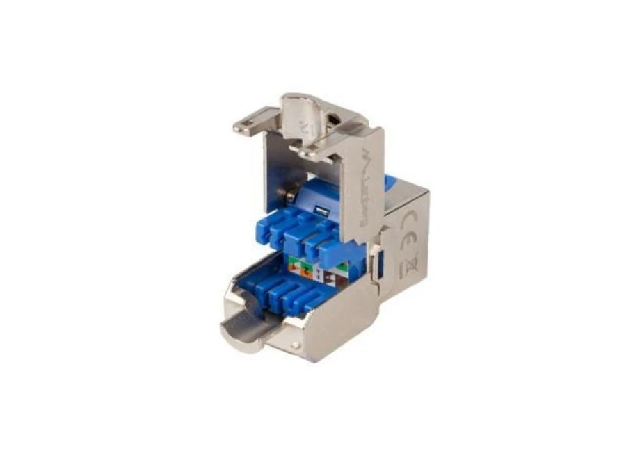 MODUŁ KEYSTONE GNIAZDO BEZNARZĘDZIOWY RJ45 KAT.6A FTP LANBERG KSFA‑3000 - obrazek 3
