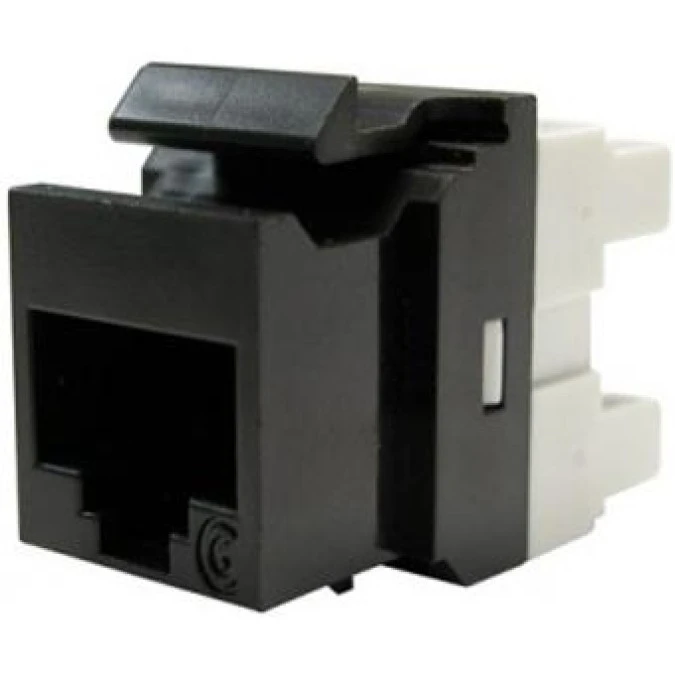 Moduł keystone RJ45 UTP kat.5e nieekranowany czarny Molex - obrazek 1