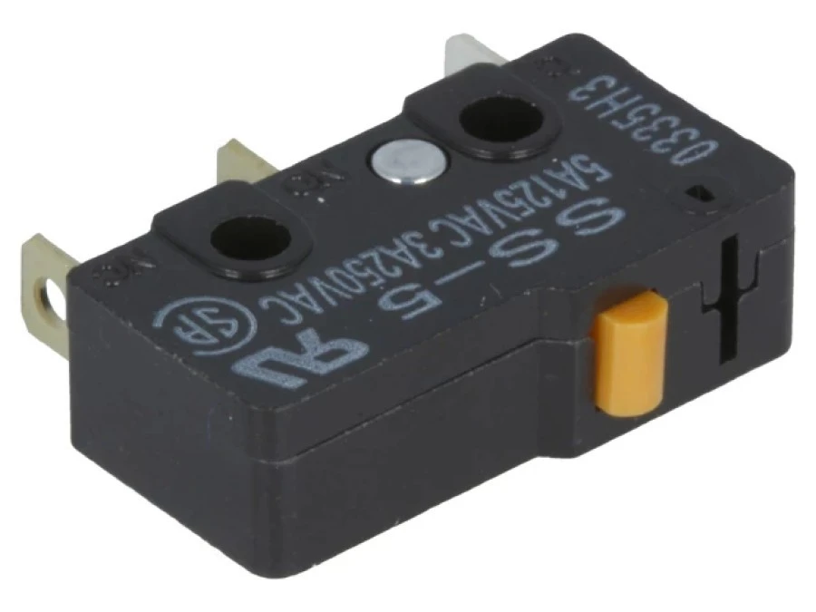 Mikroprzełącznik SNAP ACTION bez dźwigni SPDT 5A/125VAC IP40 SS‑5 - obrazek 1