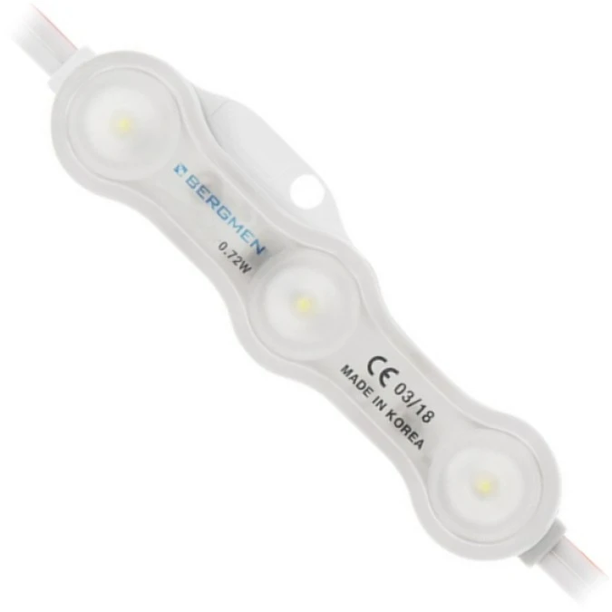 Moduł 3xLED SMD 0,72W 6500‑7000K BERGMEN - obrazek 2
