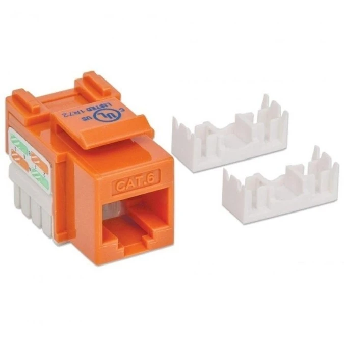 Moduł Keystone RJ45 UTP Cat6 Pomarańczowy 210775 - obrazek 2