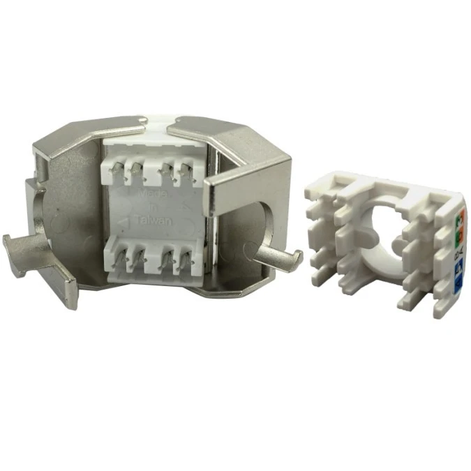 Moduł keystone RJ45 STP kat.6A ekranowany beznarzędziowy Alantec Plus - obrazek 2