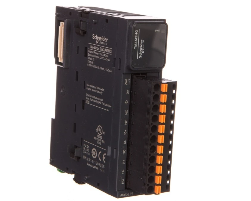 Moduł 2‑wejścia analogowe zaciski sprężynowe Modicon TM3‑2 TM3AI2HG - obrazek 1