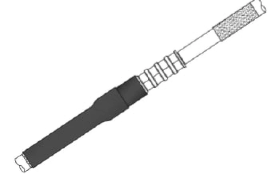 Mufa przelotowa do kabli trakcyjnych 1‑żyłowych, do 1kV, ze złączką prasowaną, SMH1 630 + 2x2,5 VP, 427204 - obrazek 1