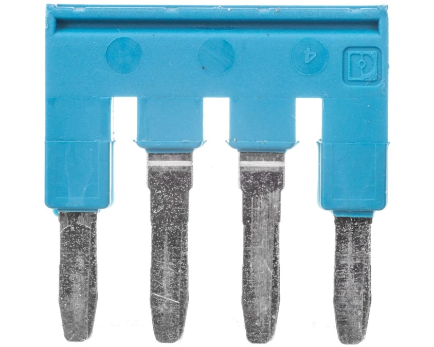 Mostek wtykany 4‑biegunowy 6,2mm niebieski FBS 4‑6 BU 3036958 /50szt./ - obrazek 1