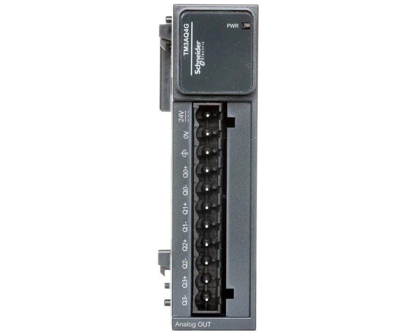 Moduł 4‑wyjścia analogowe zaciski sprężynowe Modicon TM3‑4 TM3AQ4G - obrazek 2