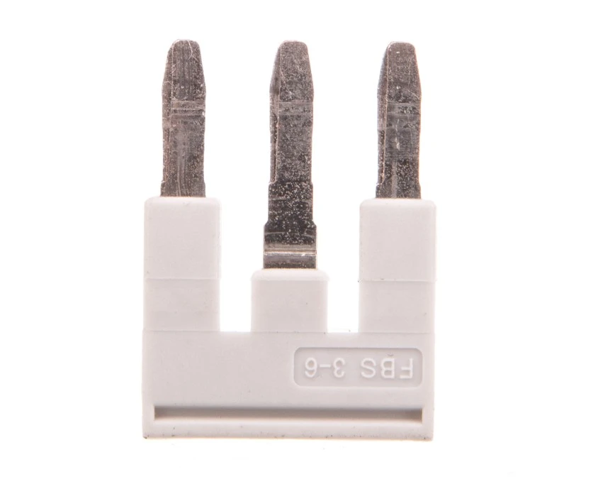 Mostek wtykany 3‑biegunowy 6,2mm szary FBS 3‑6 GY 3032240 /50szt./ - obrazek 1