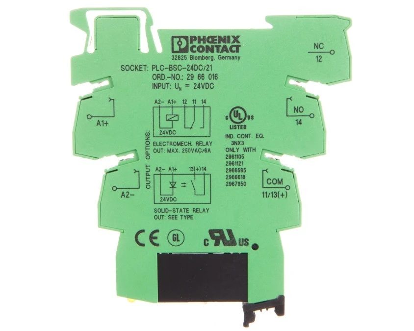 Moduł przekaźnika półprzewodnikowego 1‑fazowy 1Z 15A we: 24V DC, wy: 3‑33V DC PLC‑OSC‑ 24DC/ 24DC/ 2 2966634 - obrazek 1