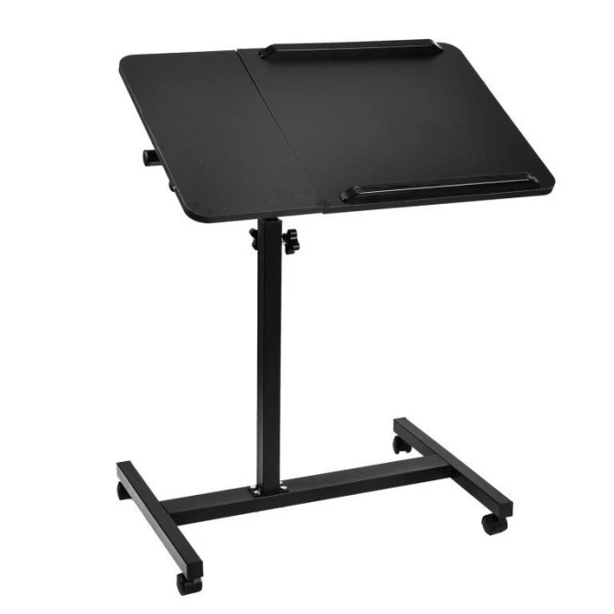Mobilne biurko/stand na laptop Maclean, czarne, regulacja wysokośc 59‑89cm, max. 30kg , MC‑121 B - obrazek 2