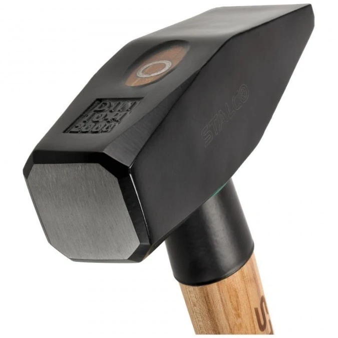 Młotek ślusarski 2000g trzonek drewniany STALCO S012024200 - obrazek 2