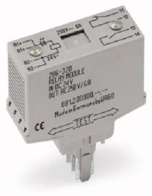 Moduł przekaźnikowy 20mm 24V DC 1r 286‑320 /1szt./