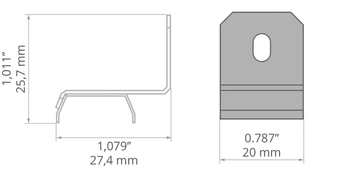 Mocownik GIP‑STN‑90G biały biały KLUŚ - obrazek 3