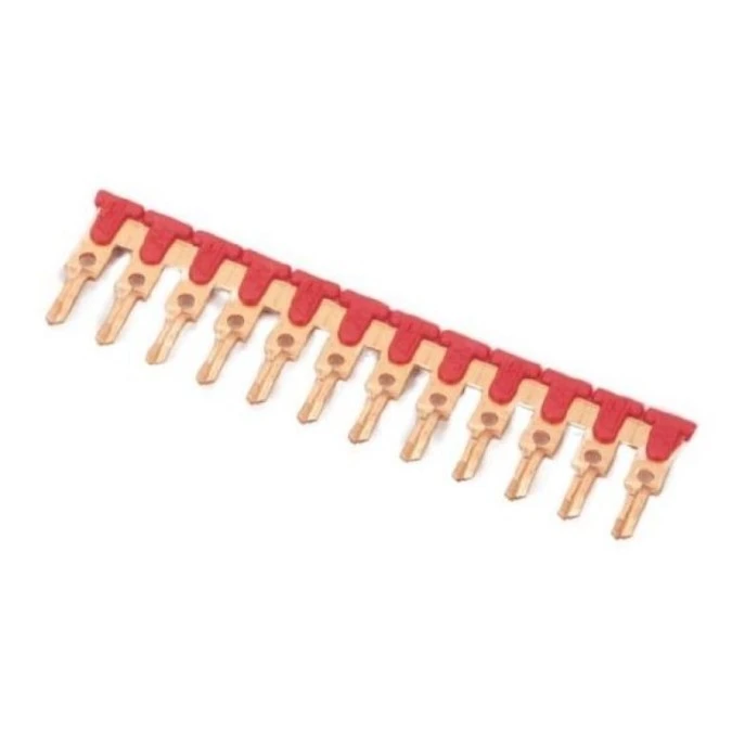 Mostek wtykowy EURO Z2,5 / W2,5 ‑ 12‑torowy czerwony - obrazek 1