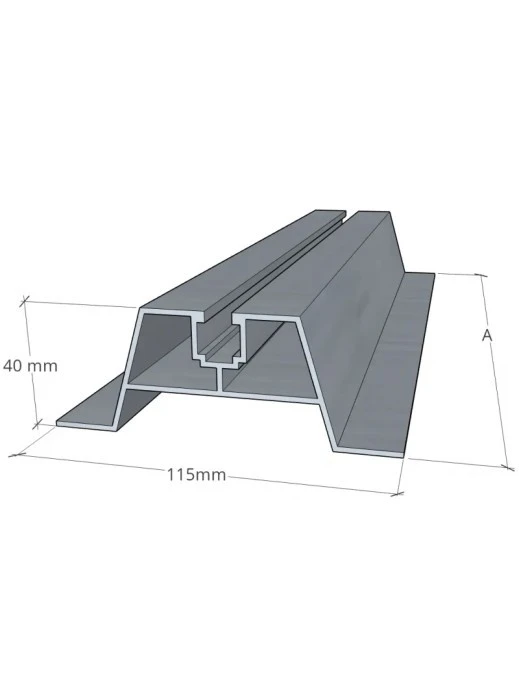 Mostek trapezowy 300 mm wysokość 40 mm + EPDM iONTEC - obrazek 2