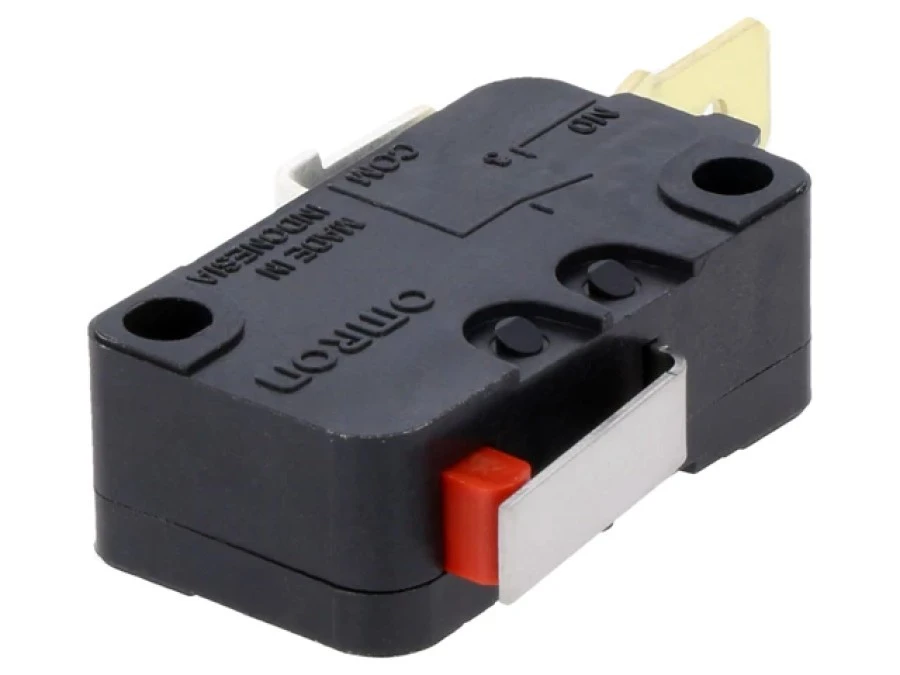 Mikroprzełącznik SNAP ACTION z dźwignią SPST‑NO 16A/250VAC D3V1613C5 D3V‑161‑3C5 - obrazek 1