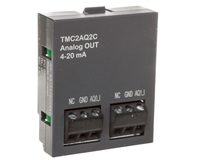 Moduł 2 wyjść analogowe/prądowe Modicon M221‑2 TMC2AQ2C - obrazek 1