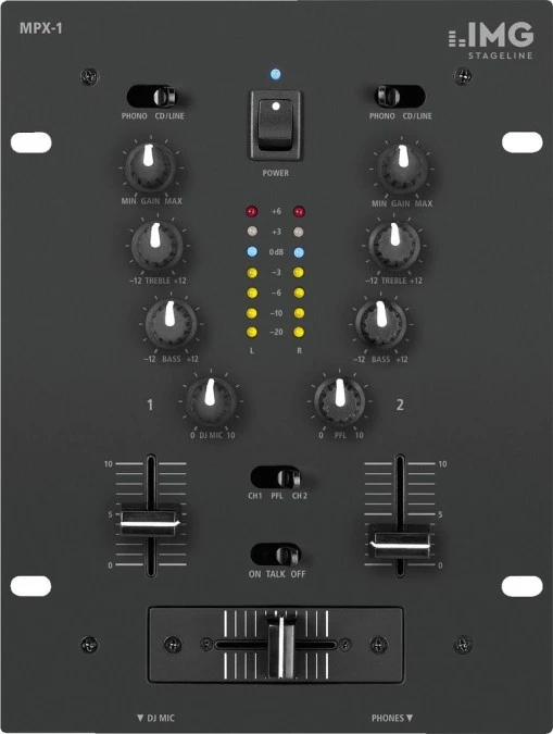 Mikser stereo dla DJ MPX‑1/BK - obrazek 1