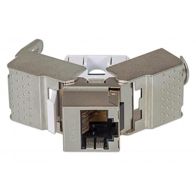 Moduł Keystone RJ45 Cat6, FTP, beznarzędziowy, metalowy - obrazek 3