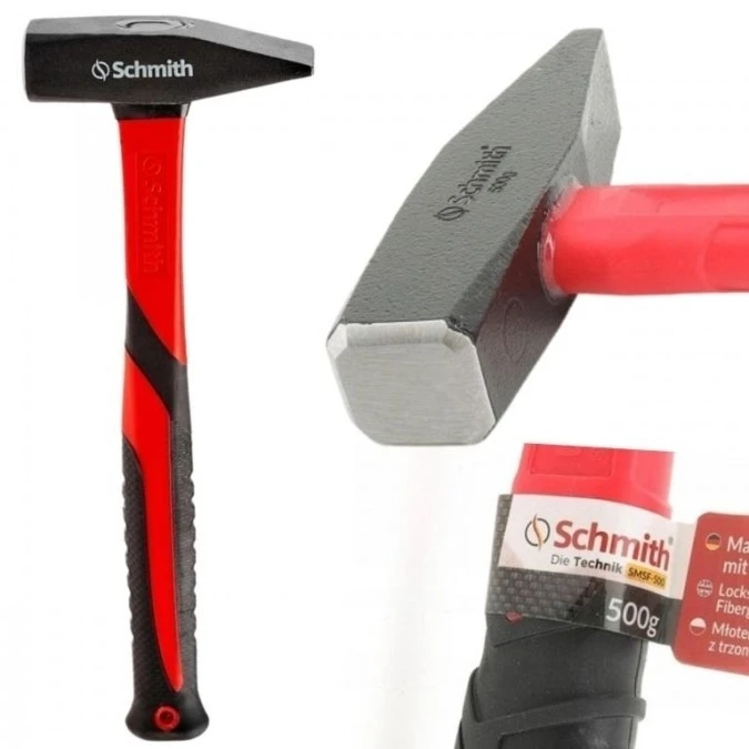 Młotek ślusarski Fiberglass 500g ‑ Schmith - obrazek 1