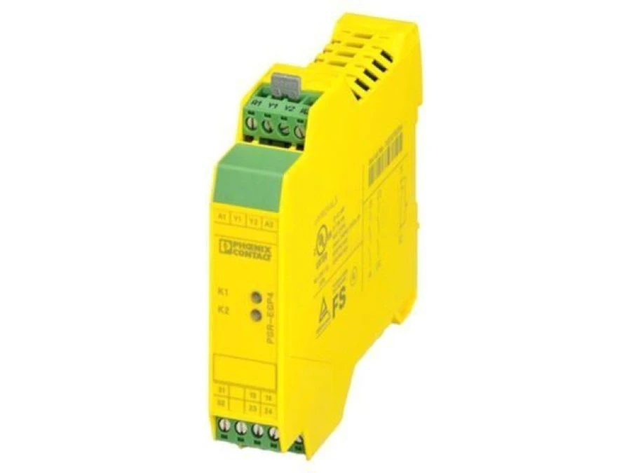 Moduł przekaźnik bezpieczeństwa, 24VDC, Input: 1, na szynę DIN, IP20 PSR‑SCP‑ 24DC/ESP4/2X1/1X2 - obrazek 1
