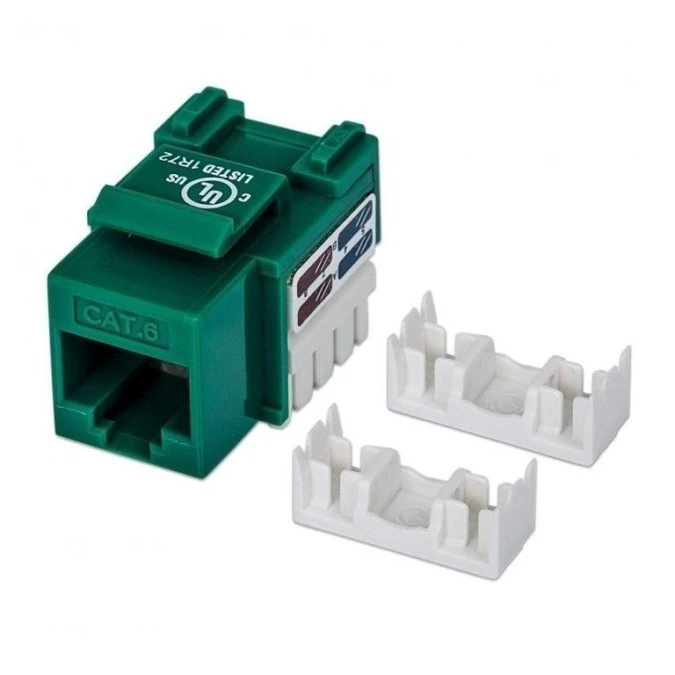 Moduł Keystone RJ45 UTP Cat6 Zielony 210638 - obrazek 1