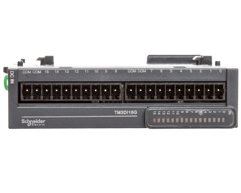 Moduł 16‑wejść Modicon zaciski sprężynowe 24V DC TM3 TM3DI16G - obrazek 2