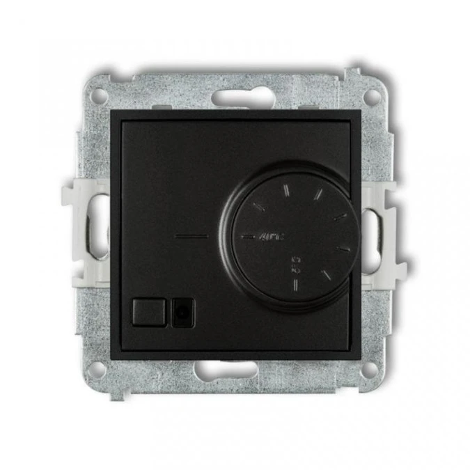 MINI Regulator temperatury elektroniczny z czujnikiem powietrznym czarny mat 12MRT‑2