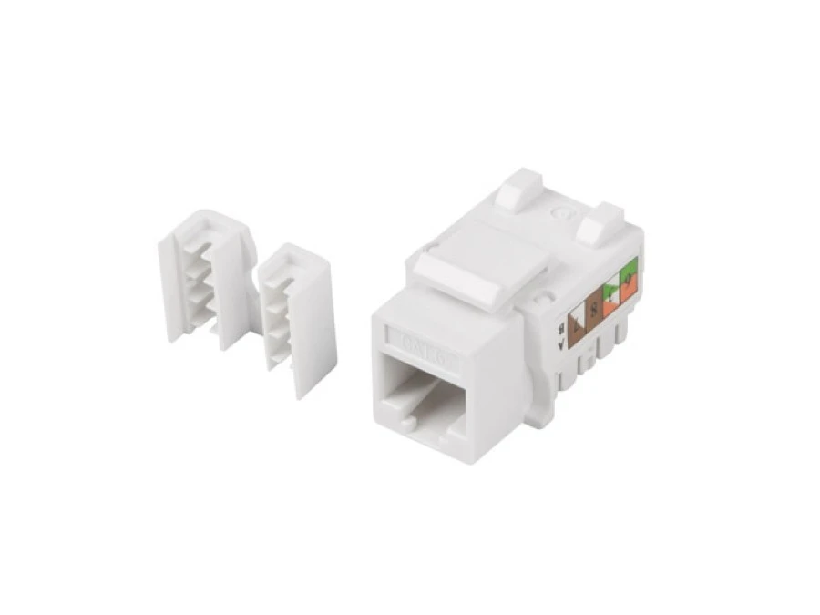Moduł Keystone RJ45 do LSA UTP kat6 90st do puszki montażowej LANBERG KSU6‑1090 - obrazek 1