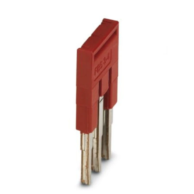 Mostek wtykany 3‑biegunowy czerwony FBS 3‑4 3030129 /50szt./ - obrazek 2