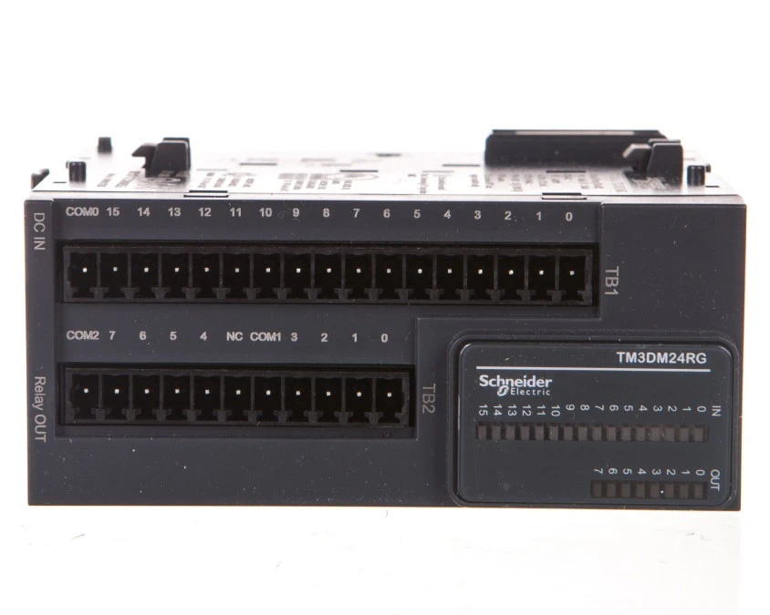 Moduł 8I/O przekaźnikowy zaciski sprężynowe TM3‑24 TM3DM24RG - obrazek 2