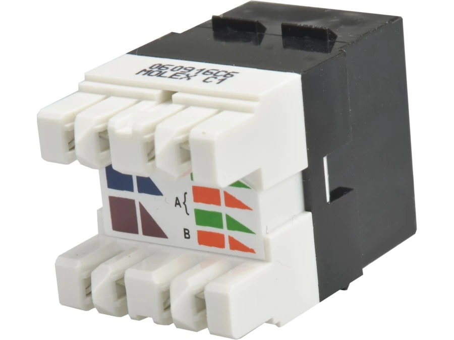Modul keystone RJ45 UTP kat.6 nieekranowany DataGate+ Molex - obrazek 2