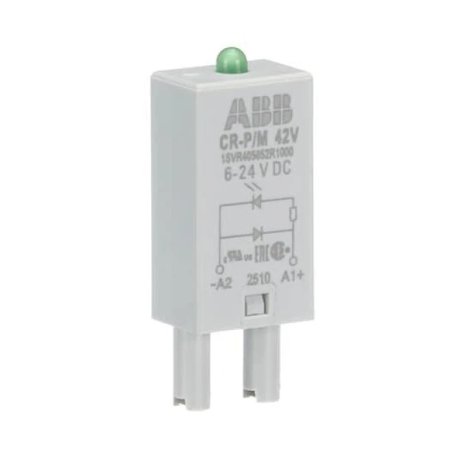 Moduł CR‑P/M 42V dioda i dioda LED zielona 6‑24VDC A1+ A2‑ 1SVR405652R1000 /10szt./ - obrazek 1