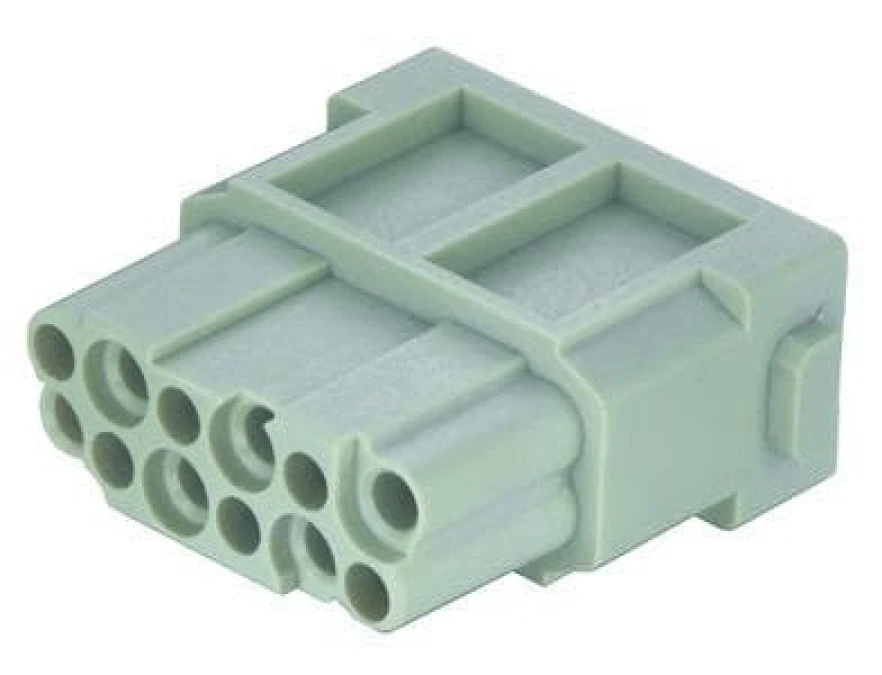 Moduł Han DD 12 pinów (zaciskane) żeński 250V 10A Han Modular 09140123102 - obrazek 1