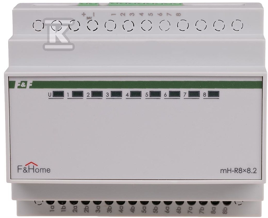 Moduł przekaźników (8 szt 8A) mH-R8x8 MH-R8X8A - obrazek 1