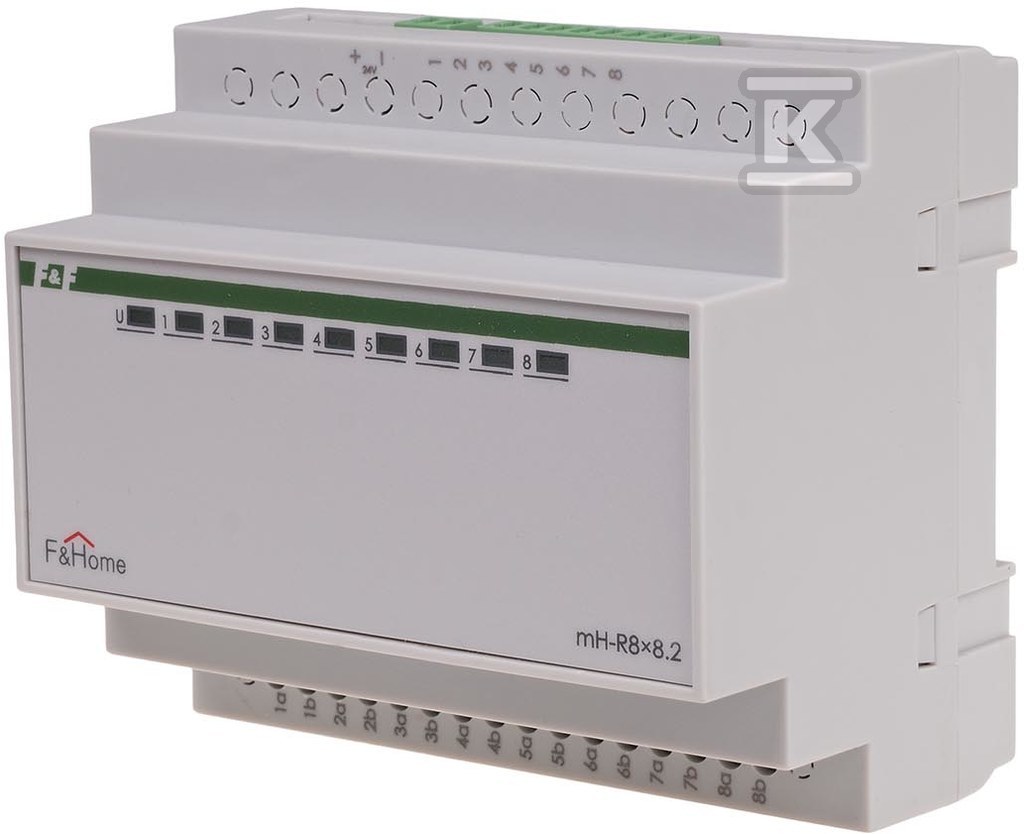 Moduł przekaźników (8 szt 8A) mH-R8x8 MH-R8X8A - obrazek 2