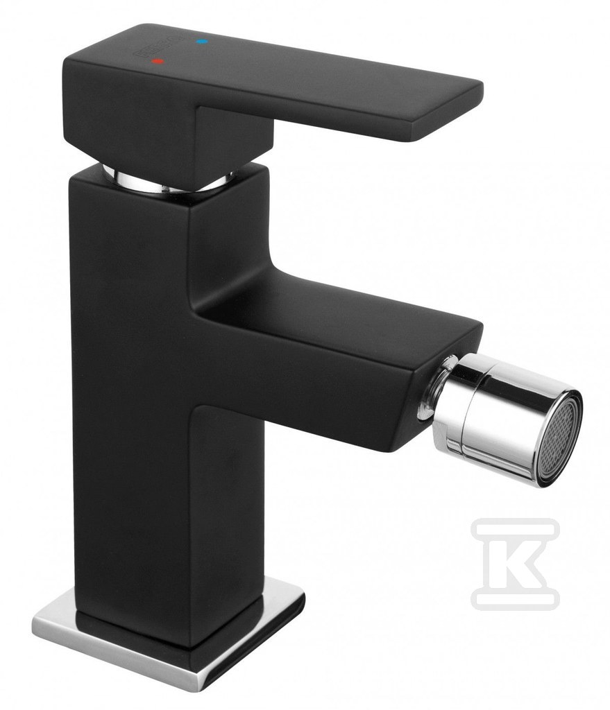 Bateria bidetowa Zicco Black, czarny BZI6BL - obrazek 1