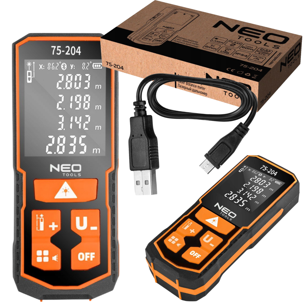 Dalmierz laserowy Neo Tools 75-204 - obrazek 1