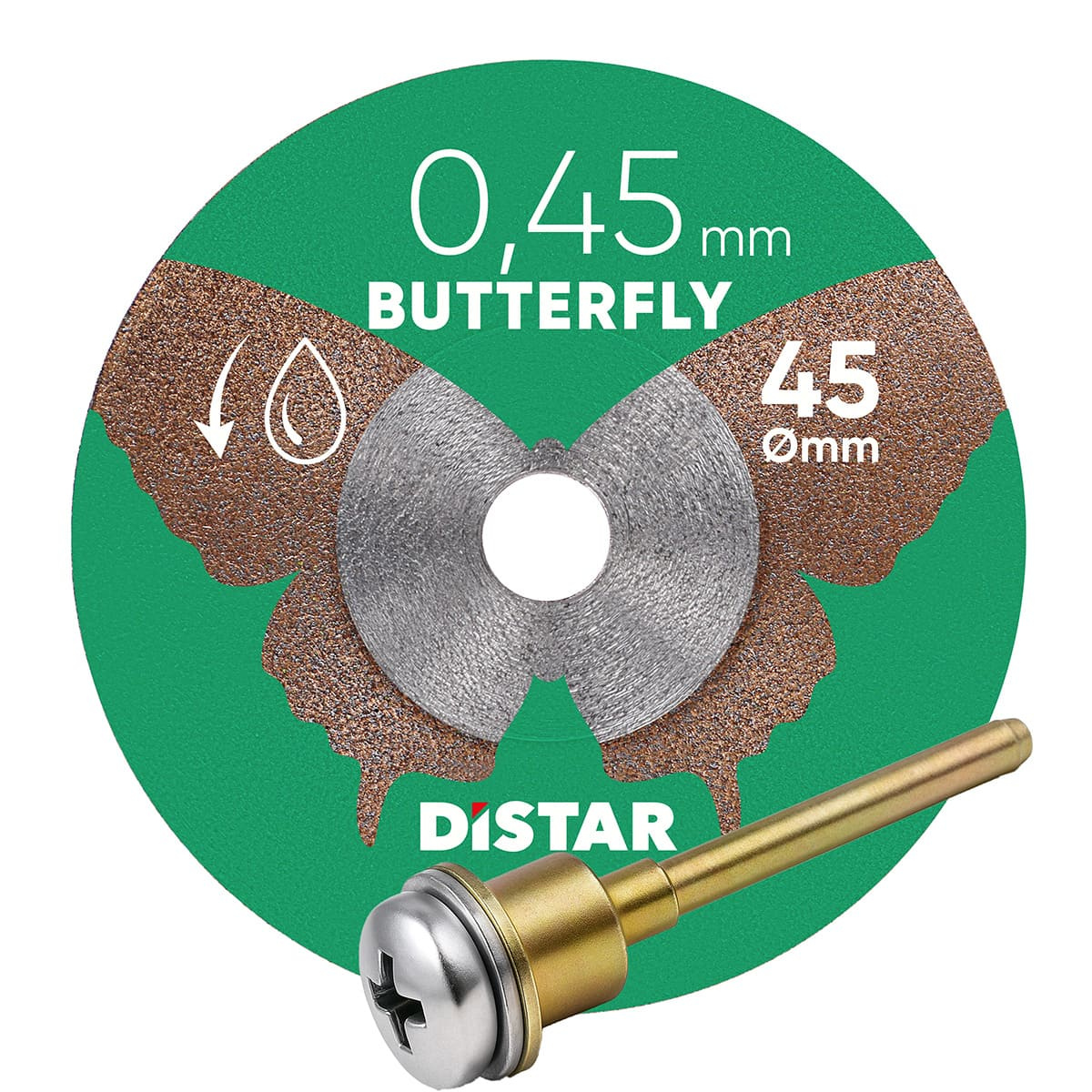 Diamentowa tarcza tnąca Distar Butterfly 45 x 0,45 x 5,8 / 3,2-3,0F 11142158059 - obrazek 1